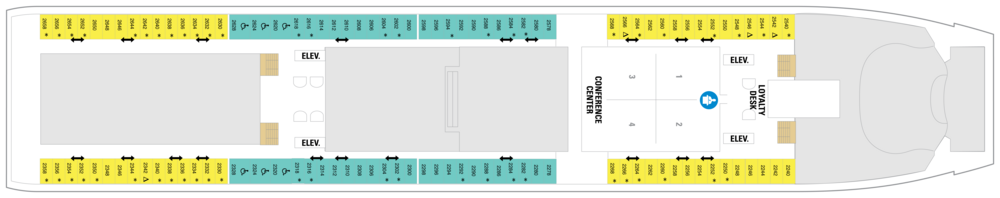 Royal Caribbean International, Explorer of the seas, Deck 2.png